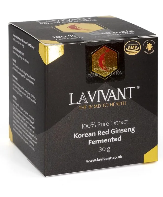 Korean Fermented Red Ginseng Extract 80 mg/g BLACK